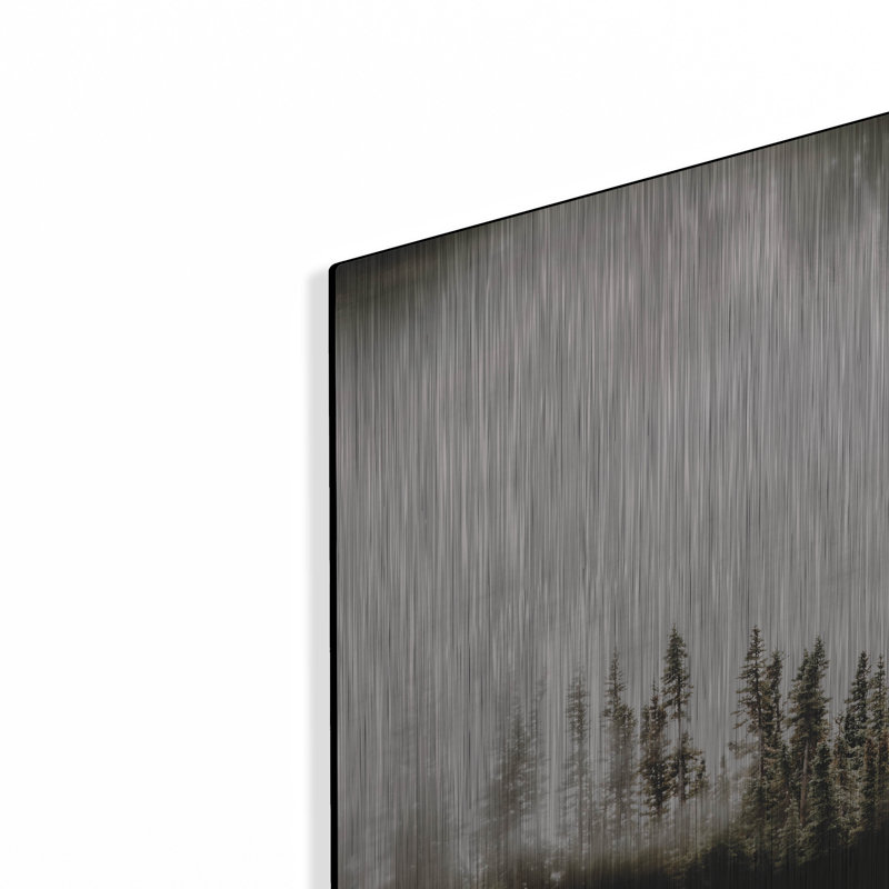 Art mural en métal «Waterwood» par Nathan Larson, H 16 po x l 24 po