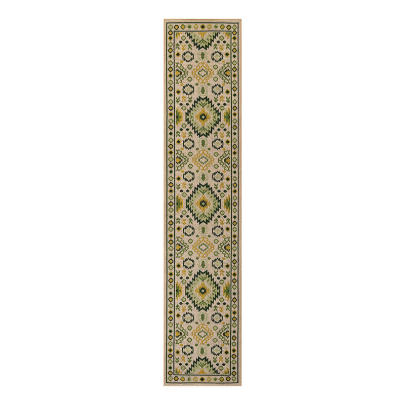 Jalapa Marlenia Indoor/Outdoor Area Rug, Tapis de couloir 2 pi 7 po x 12 pi