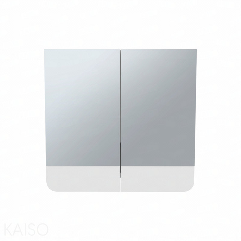 Armoire à pharmacie à miroir avec tablettes intérieures, solution de rangement et organisateur de salle de bain moderne, blanc