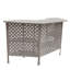 Table de bar Cast Alumnim Weave