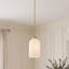 Isla Blanca 1-Light Pendant in Warm Brass by Breegan Jane