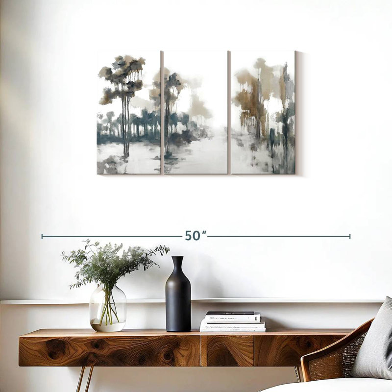 Avery Back Roads And Flooded Fields, 20" H x 33" W