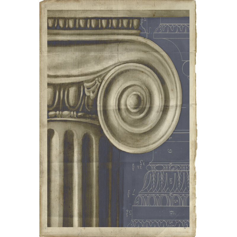 Ionic Architecture I by Ethan Harper - Wrapped Canvas Print, 30cm H x 20cm W x 3.8cm D