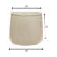 Abat-jour tambour en lin 13 po (araignée)-1018891492-972275897