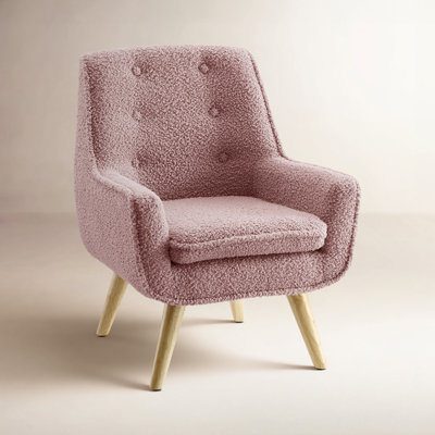 Chaise en sherpa pour enfants 14,5 po