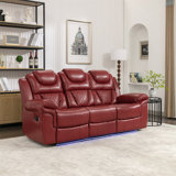 Cheryllee 83.1'' Faux Leather Reclining Sofa