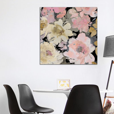 Springtime Pink and Cream II 1 Piece Wrapped Canvas Painting