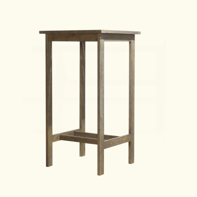 Charmante table de bar en bois rustique pour le plaisir et la détente en plein air