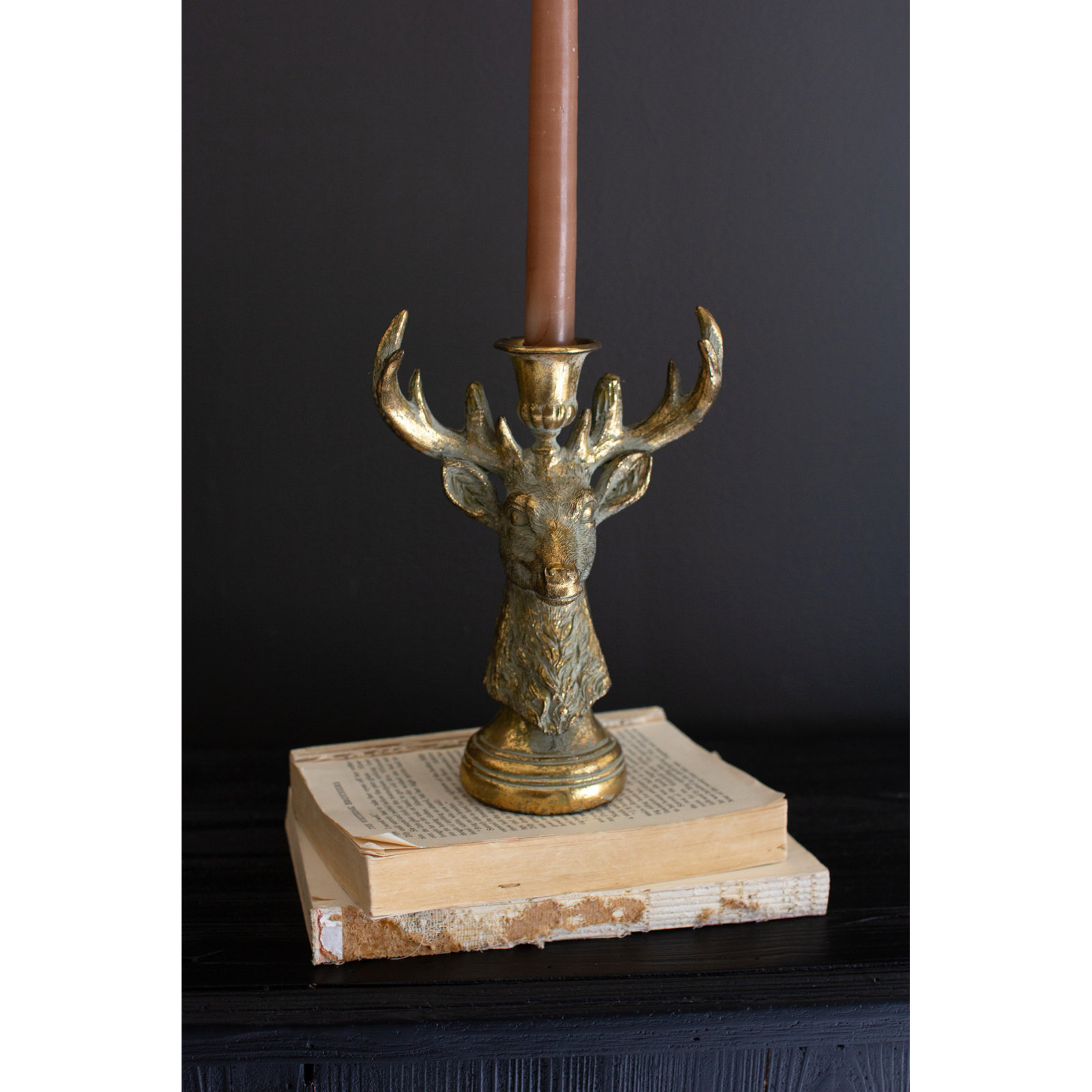 Arsdale Resin Candlestick Holder