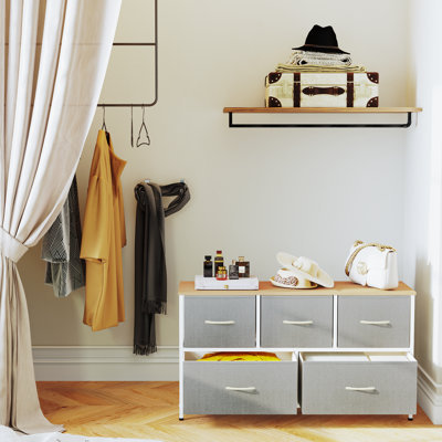 Riebling 5 Drawer Storage Drawer