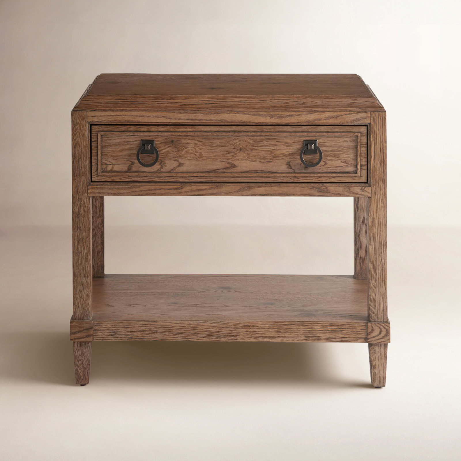 Hayes 1-Drawer Nightstand, Brown