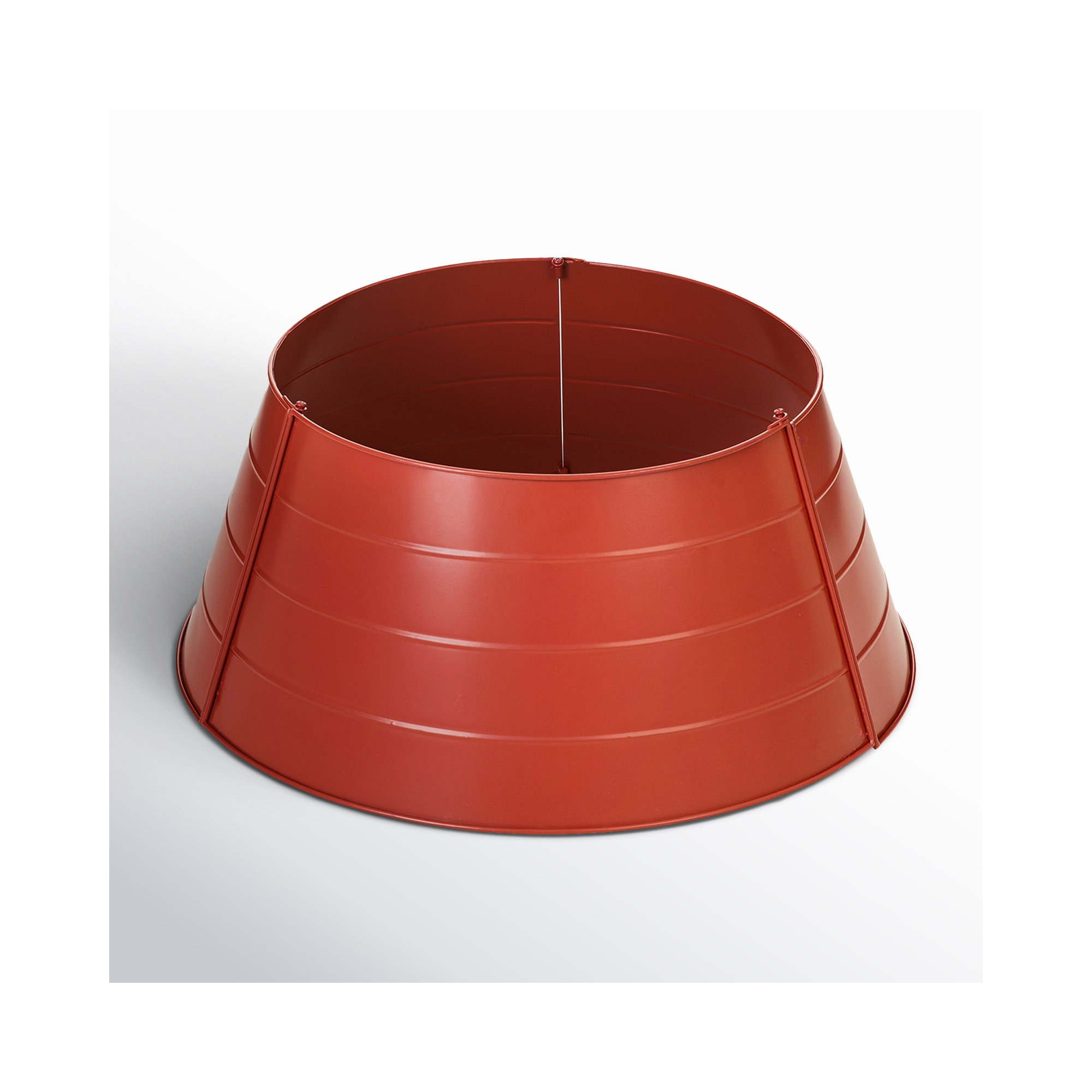Metal Tree Collar, Red
