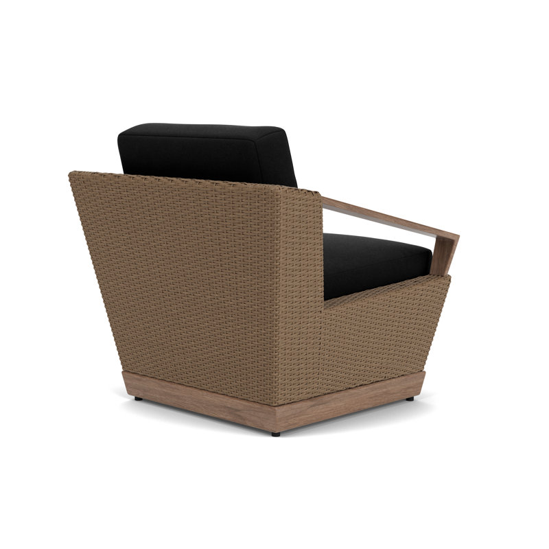 Charisma Outdoor Lounge Chair, Canvas Black