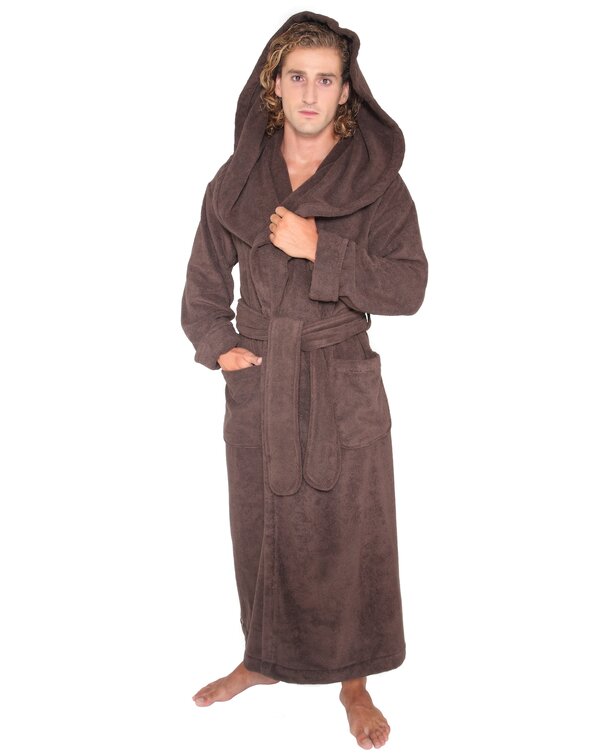 The Couture Club Terry Towelling Dressing Gown in Black for Men | Lyst UK
