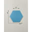 Carreau mural auto-adhésif en pierre hexagonale 6 "x 6,9" Bex-77006016
