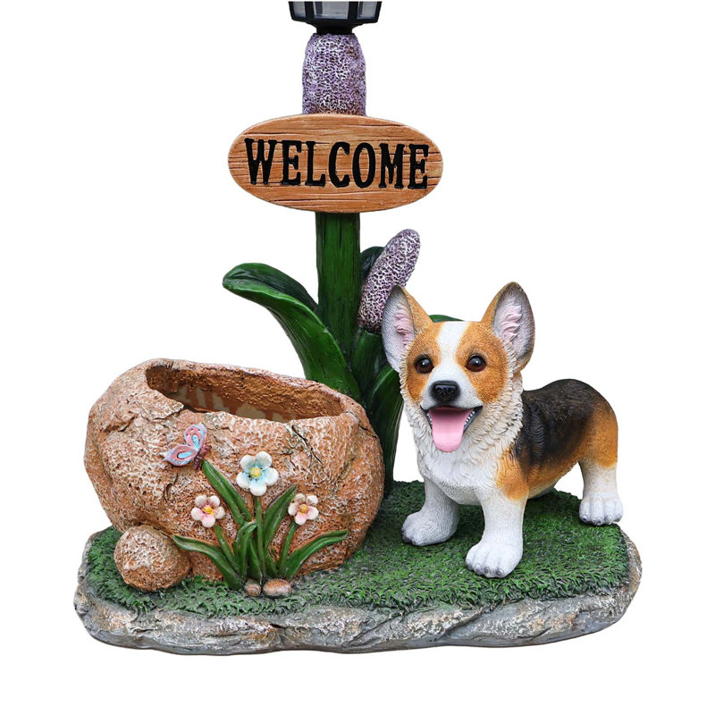 Jardinière Corgi Dog