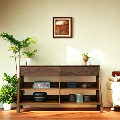 Vintage To Do Old Solid Wood Accent Cabinet