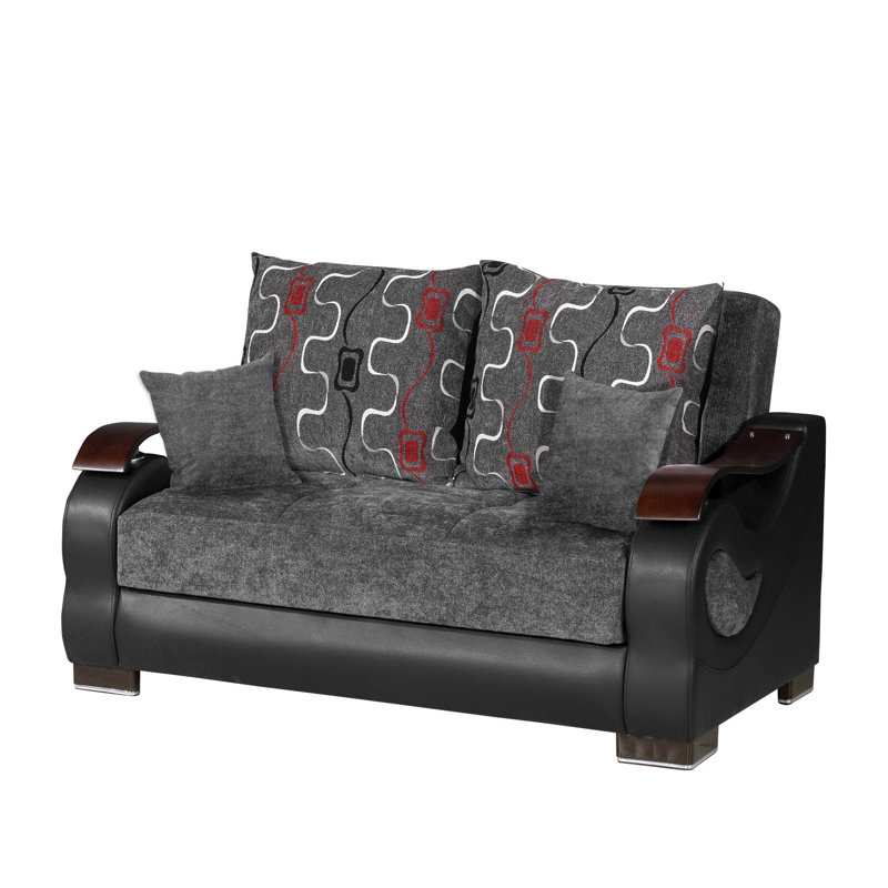 Causeuse convertible avec rangement Primenest Urbanova Collection, Gris
