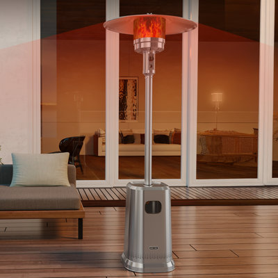 Chauffe-terrasse 50 000 BTU en acier inoxydable Eeast Oak