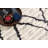 Rug Branch Amani 4' x 6' (3'9" x 5'6") Grey/Black Trellis Indoor Area Rug, Contemporary, Medium Pile, Stain-Resistant Carpet - Living Room, Bedroom, Dining Room, and Kitchen-1333457530
