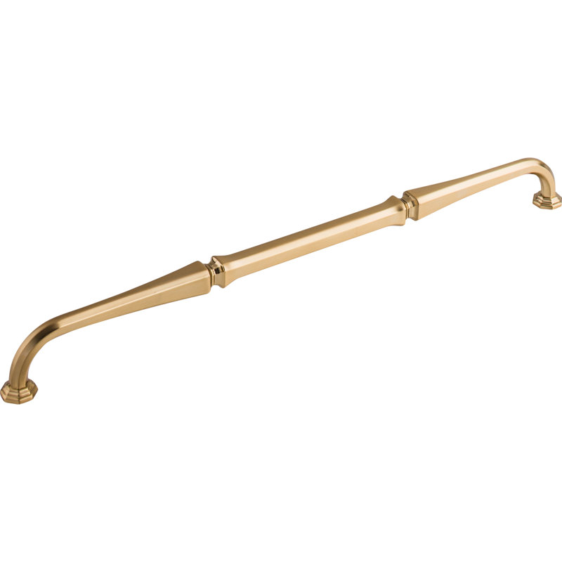 Chareau (R) 12" Center to Center Bar Pull, Honey Bronze