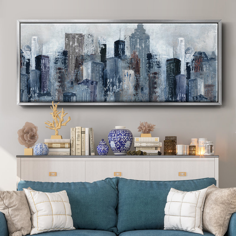 City Mood - Toile encadrée, H 8 po x l 20 po