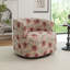 Fauteuil demi-tonneau pivotant rembourré Bryonie