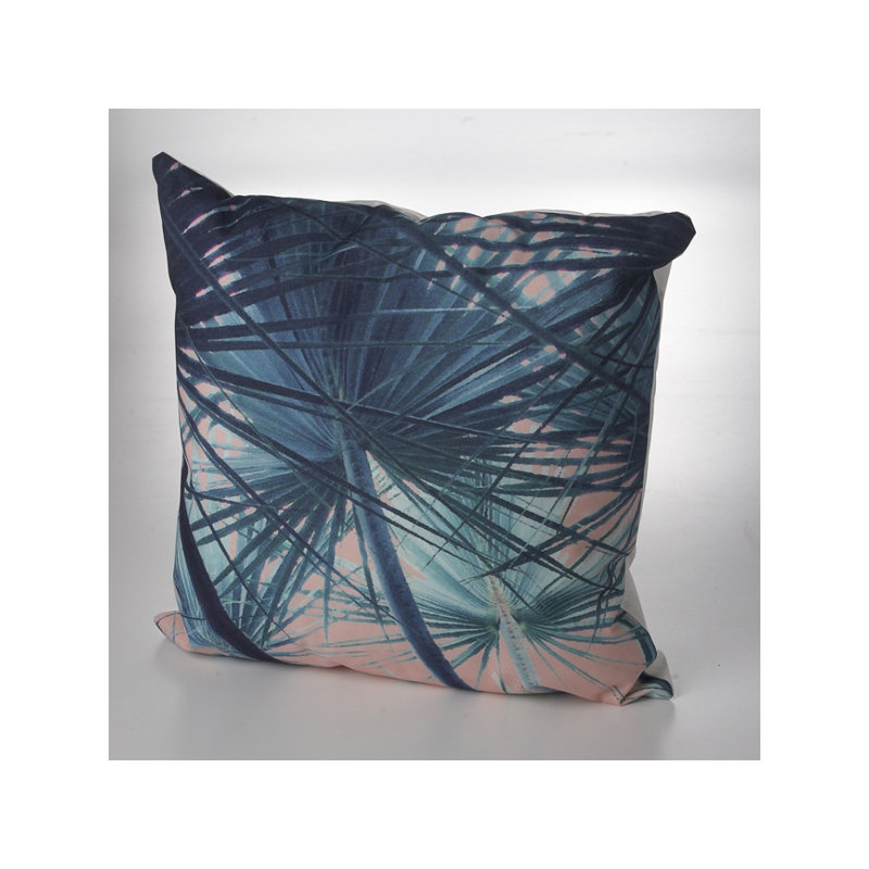 Insert de coussin décoratif 18" en coton à motif intérieur/extérieur Bria