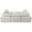 Modulaire réversible avec repose-pieds de 119 po de largeur Burrows-439726805
