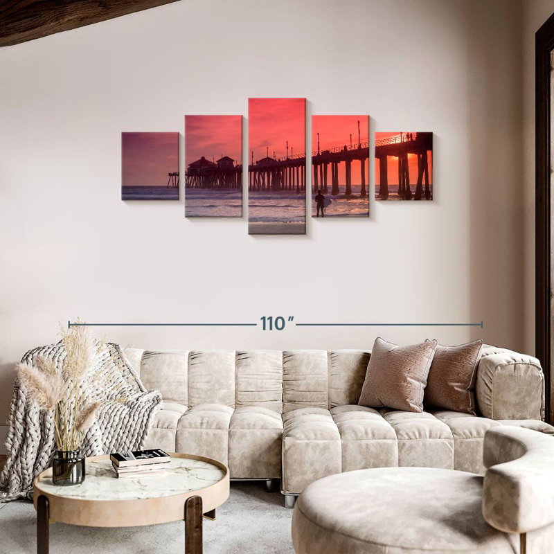 Huntington Aydden Sunset, H 36 po x l 80 po