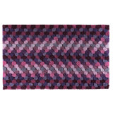 Color Bubble Geometric Bath Rug