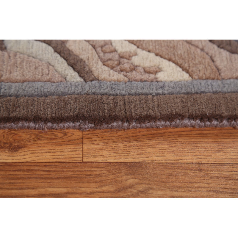 One-of-a-Kind 5'8" X 8' New Age Wool Area Rug in
