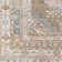 Bria Machine Washable Oriental Chenille Area Rug with Canvas Backing