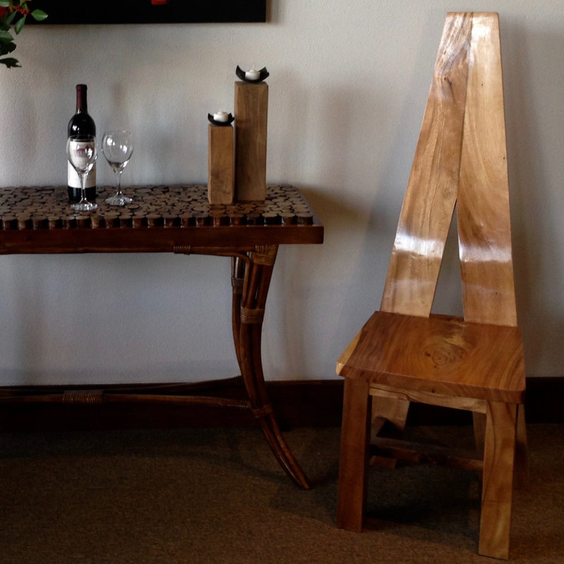 Boularderie 19'' H Solid Wood Side Chair