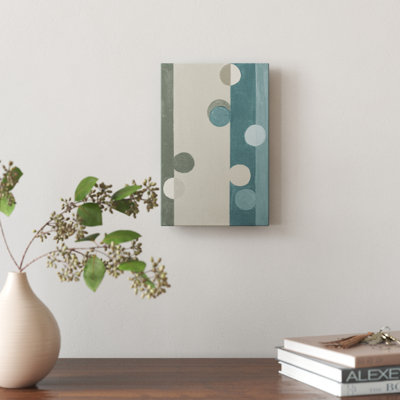 «Blue Rolling Vertical Marmont Hill», reproduction sur toile tendue