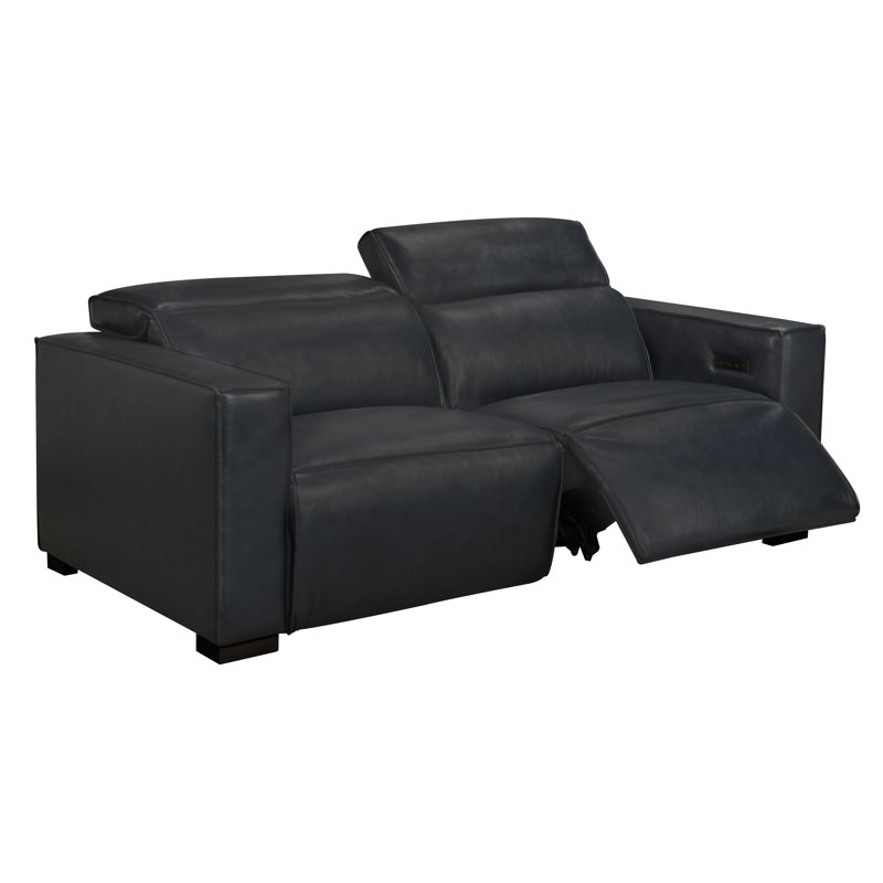 Canapé inclinable avec pieds noirs Weirsky, H 29 po x l 84,5 po x P 42 po, Black