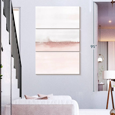 Avery aquarelle paysage VI rosé gris II