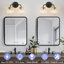 Luminaire de salle de bain à intensité variable avec abat-jour en verre soufflé à la main Karlei-362368881-367042662-362423861