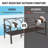 Dorisann 70'' Wide Straight Iron Patio Sofa with Cushions-105291530