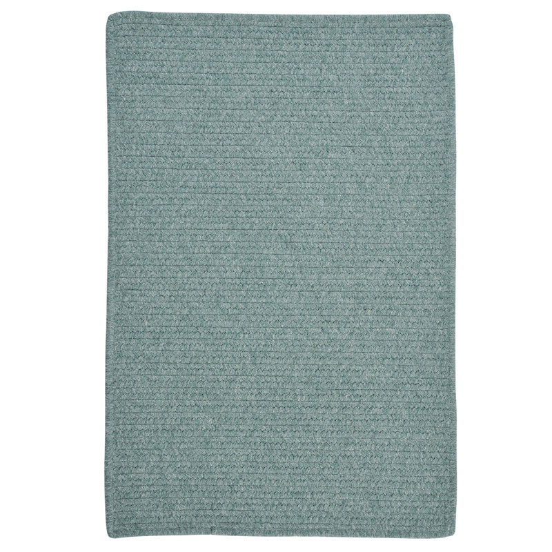 Tapis bleu tressé Mcclary, Tapis de couloir de 2 pi x 8 pi