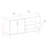 Keiko 58" 2-Door TV Stand for TVs up to 65"-802100323