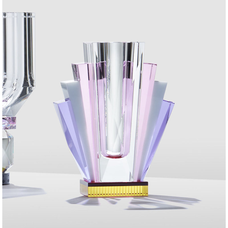 South Beach Handmade Crystal Table Vase