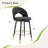 360 ° Rotatable Bar Chair.Modern PU Comfortable Upholstered Bar Chair With Smooth And Beautiful Black Metal Legs For Dining Room, Kitchen, Terrace And Guest Office Chair.Set Of 2.W1151P153939-1039597184