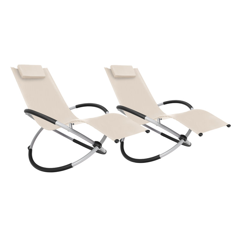 Asenith Folding Zero Gravity Chair, Beige