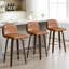 Swivel Upholstered Bar Stool-448671346-448671357