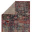 Tapis bleu foncé / rouge oriental / intérieur Jaipur Living Fayette (5 pi 3 po x 7 pi 6 po)-890003925