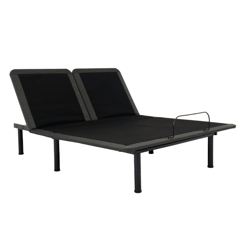 Lightweight Adjustable Bed - Snore Feature, Memory Position Function Queen Size Base Quiet Motor, 12" Product Height
