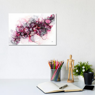 Pink Elephant In The Room 1 Piece Wrapped Canvas Wall Art