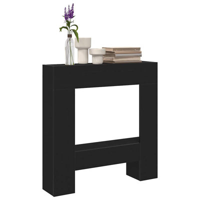 Fireplace Surround 81X18x82 Cm Engineered Wood