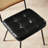Bowens Tufted Faux Leather Upholstered Dining Side Chair with Ratten Back-1184536814